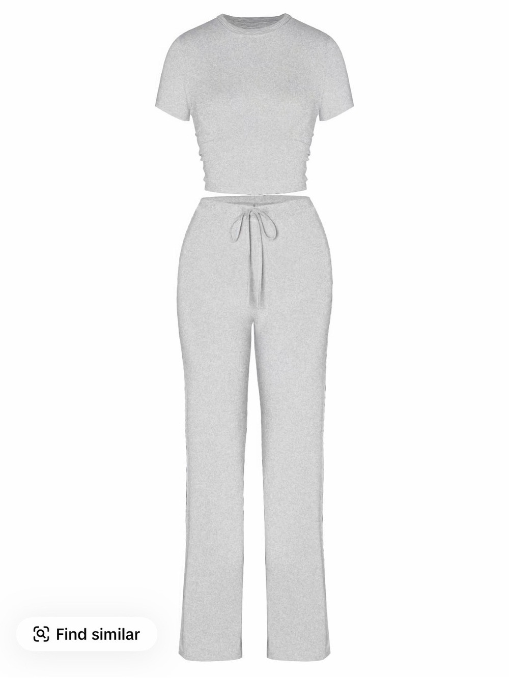 Two-piece Gray Loungewear Set